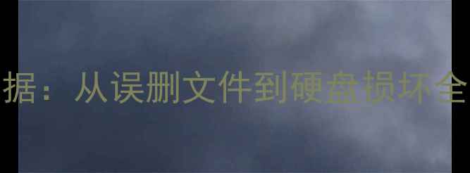 图片 5个高效方法恢复文件夹数据：从误删文件到硬盘损坏全攻略（附专业工具推荐）2