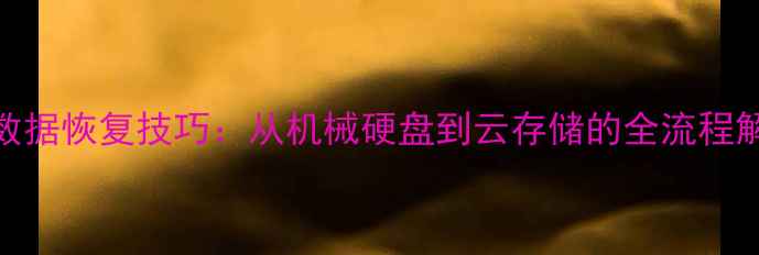 图片 5大高效数据恢复技巧：从机械硬盘到云存储的全流程解决方案1