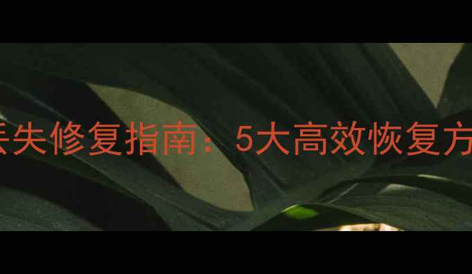 图片 CASS系统数据丢失修复指南：5大高效恢复方案与专业服务2