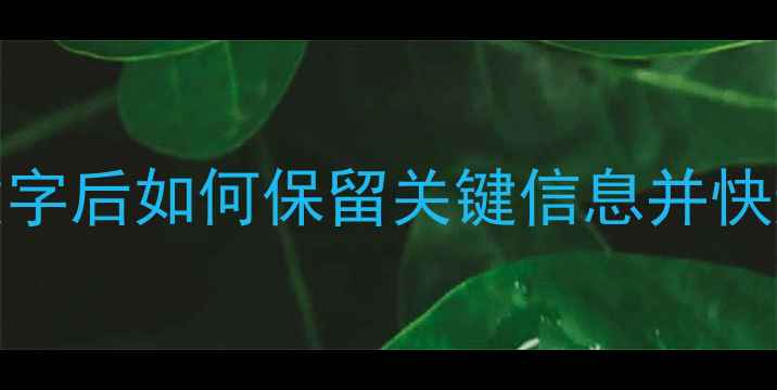 图片 Excel数据恢复全攻略：删除数字后如何保留关键信息并快速恢复数据？｜数据安全指南1