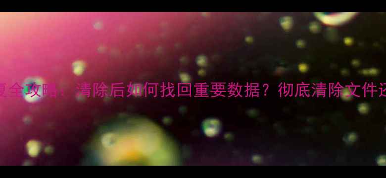 图片 Excel数据恢复全攻略：清除后如何找回重要数据？彻底清除文件还能恢复吗？1