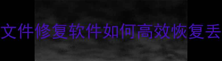 GPT数据恢复工具深度专业文件修复软件如何高效恢复丢失数据附完整使用指南