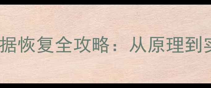 HP服务器RAID数据恢复全攻略从原理到实战的完整指南