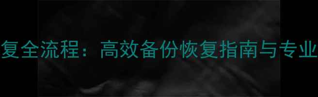 图片 NBU数据恢复全流程：高效备份恢复指南与专业解决方案1