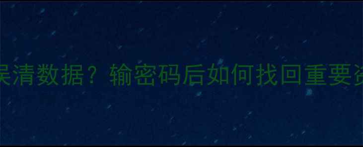 OPPO手机恢复模式误清数据输密码后如何找回重要资料附图文教程
