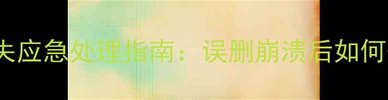 OfficeWord文档丢失应急处理指南误删崩溃后如何快速恢复重要文件