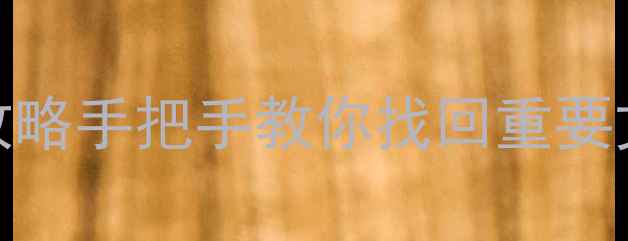 PKS归档数据恢复全攻略手把手教你找回重要文件附工具案例