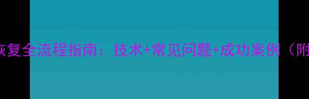 图片 PM951数据恢复全流程指南：技术+常见问题+成功案例（附免费诊断）