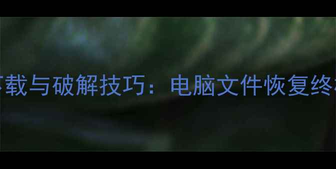 图片 R-Studio破解版下载与破解技巧：电脑文件恢复终极指南（最新版）