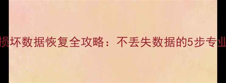图片 RAID1阵列损坏数据恢复全攻略：不丢失数据的5步专业修复指南1