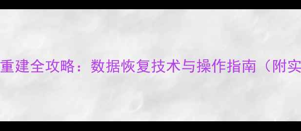 图片 RAID1阵列重建全攻略：数据恢复技术与操作指南（附实战案例）2