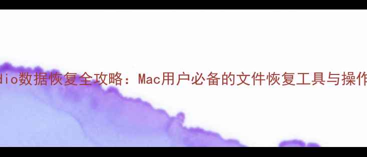 图片 RStudio数据恢复全攻略：Mac用户必备的文件恢复工具与操作指南