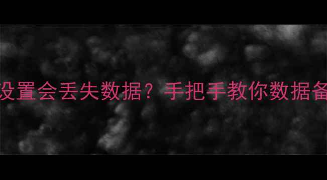 图片 RTK测量仪恢复出厂设置会丢失数据？手把手教你数据备份与恢复全攻略！2