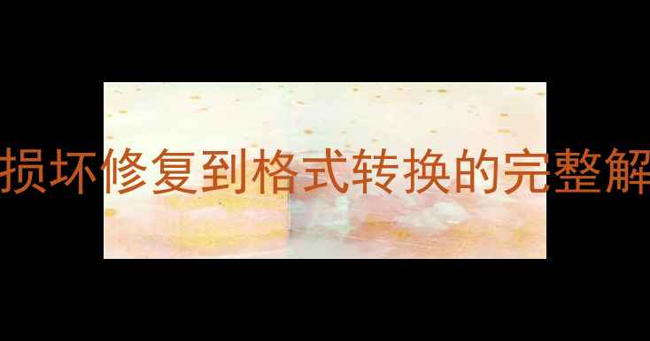 图片 SWF文件数据恢复全攻略：从损坏修复到格式转换的完整解决方案（含免费工具推荐）2
