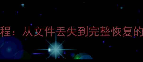图片 WinHex内存卡数据恢复教程：从文件丢失到完整恢复的详细步骤与故障解决指南