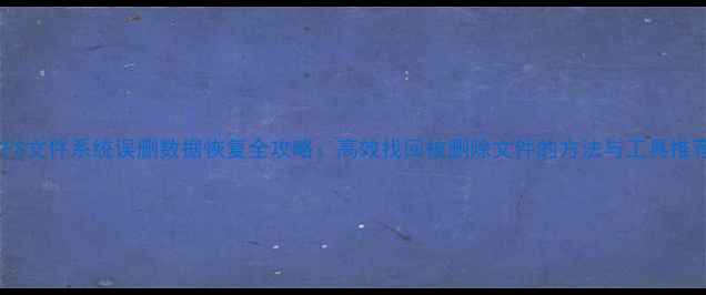 XFS文件系统误删数据恢复全攻略高效找回被删除文件的方法与工具推荐