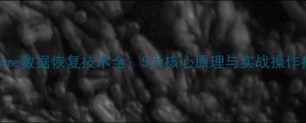 图片 e-prime数据恢复技术全：5大核心原理与实战操作指南2