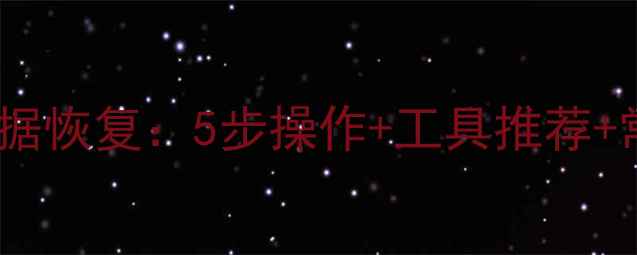 vivo云盘数据恢复5步操作工具推荐常见问题全