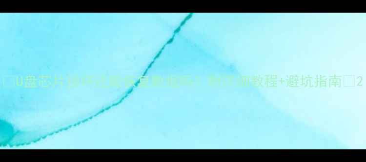 图片 ✨U盘芯片损坏还能恢复数据吗？附详细教程+避坑指南🔧2