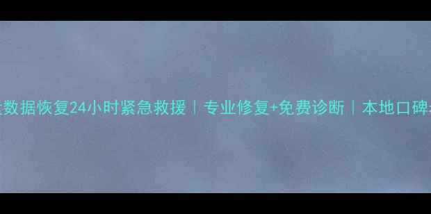 乳山硬盘数据恢复24小时紧急救援专业修复免费诊断本地口碑老牌机构
