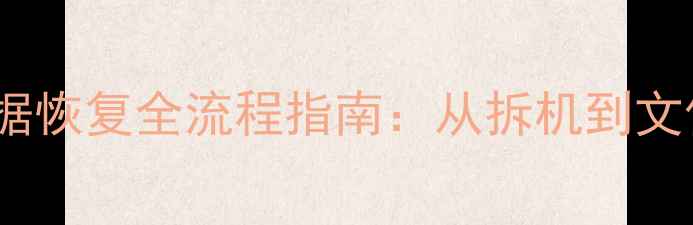 图片 一加5T进水后数据恢复全流程指南：从拆机到文件找回的7步操作