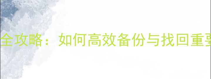图片 三星S9手机数据恢复全攻略：如何高效备份与找回重要文件？｜官方教程1
