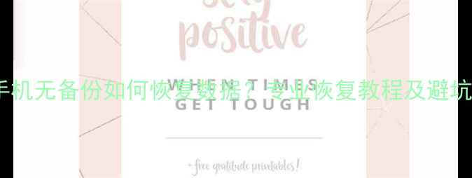 图片 三星手机无备份如何恢复数据？专业恢复教程及避坑指南1