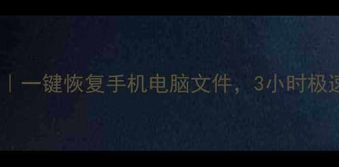 上海专业数据恢复服务一键恢复手机电脑文件3小时极速修复附免费诊断