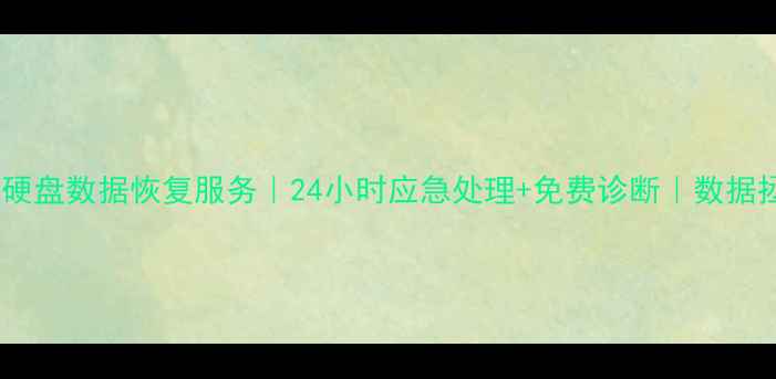 上海专业硬盘数据恢复服务24小时应急处理免费诊断数据拯救专家