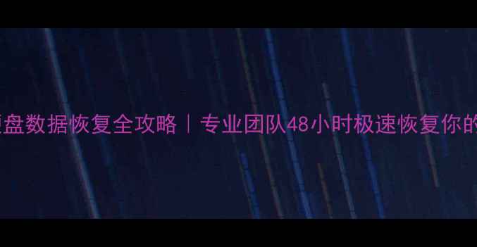 图片 上海固态硬盘数据恢复全攻略｜专业团队48小时极速恢复你的重要文件2