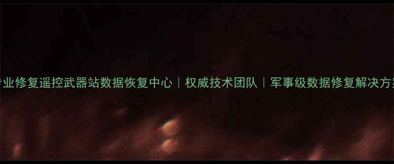 图片 专业修复遥控武器站数据恢复中心｜权威技术团队｜军事级数据修复解决方案