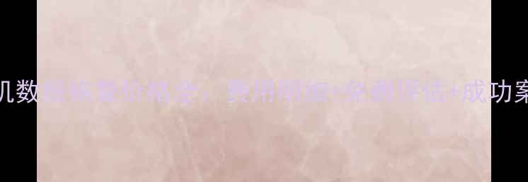 图片 专业手机数据恢复价格全：费用明细+免费评估+成功案例分享