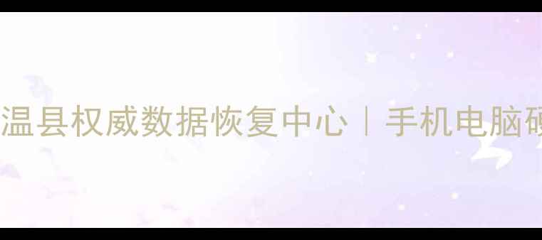 图片 专业数据恢复服务｜温县权威数据恢复中心｜手机电脑硬盘恢复24小时响应1