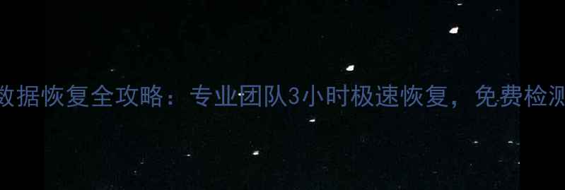 图片 东平县手机数据恢复全攻略：专业团队3小时极速恢复，免费检测+隐私保护1