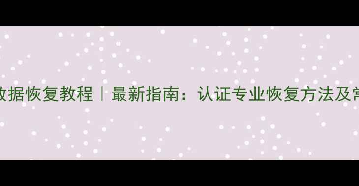 图片 个税申报数据恢复教程｜最新指南：认证专业恢复方法及常见问题全