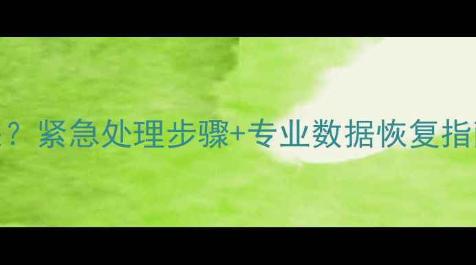 主板烧毁数据丢失紧急处理步骤专业数据恢复指南附真实案例