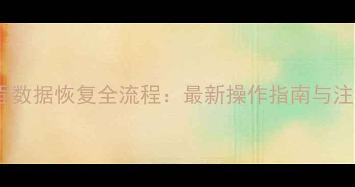 仪表里程数据恢复全流程最新操作指南与注意事项