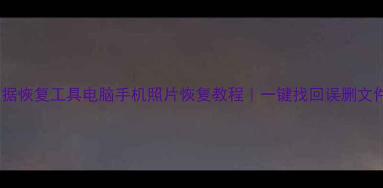 图片 免费下载汉化数据恢复工具电脑手机照片恢复教程｜一键找回误删文件微信聊天记录2