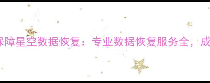 免费评估无风险保障星空数据恢复专业数据恢复服务全成功恢复率行业领先