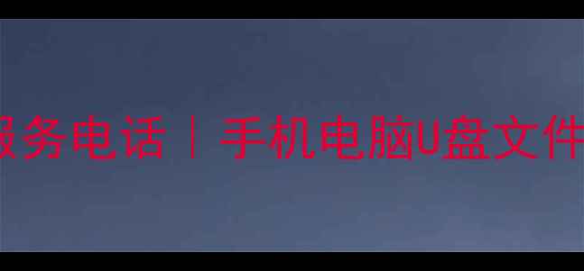 图片 全国24小时数据恢复服务电话｜手机电脑U盘文件修复｜专业极速恢复2