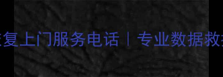 全国24小时硬盘数据恢复上门服务电话专业数据救援团队2小时极速响应
