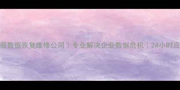 图片 全服务器数据恢复维修公司｜专业解决企业数据危机｜24小时应急响应