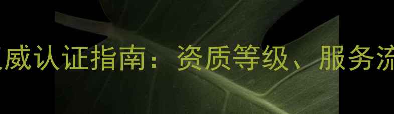 北京数据恢复中心权威认证指南资质等级服务流程与行业合规解读