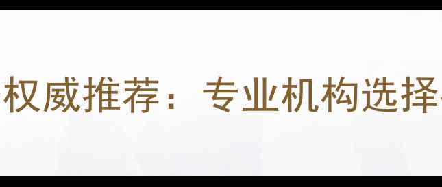 北京数据恢复服务权威推荐专业机构选择指南与注意事项全