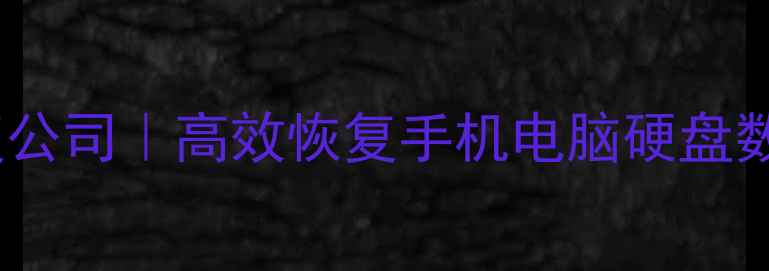 图片 北京朝阳区专业数据恢复公司｜高效恢复手机电脑硬盘数据（24小时应急服务）1