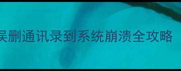 图片 华为手机数据恢复最新指南：从误删通讯录到系统崩溃全攻略（附官方工具+第三方软件实测）1