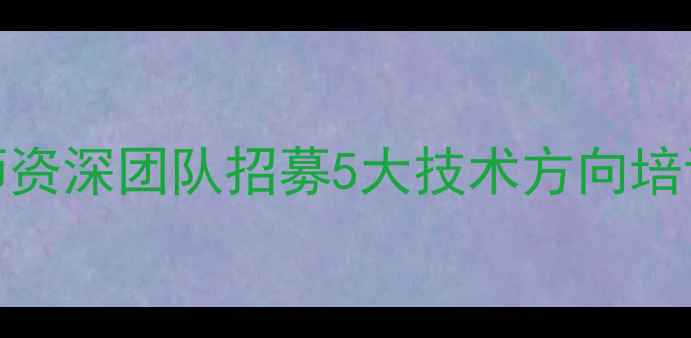 图片 南雄高薪急聘数据恢复工程师资深团队招募5大技术方向培训+行业认证（附招聘详情）2