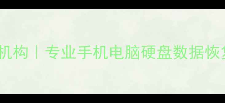 图片 吉林省权威数据恢复机构｜专业手机电脑硬盘数据恢复服务流程与费用全1