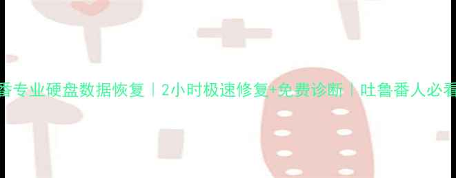 图片 吐鲁番专业硬盘数据恢复｜2小时极速修复+免费诊断｜吐鲁番人必看指南
