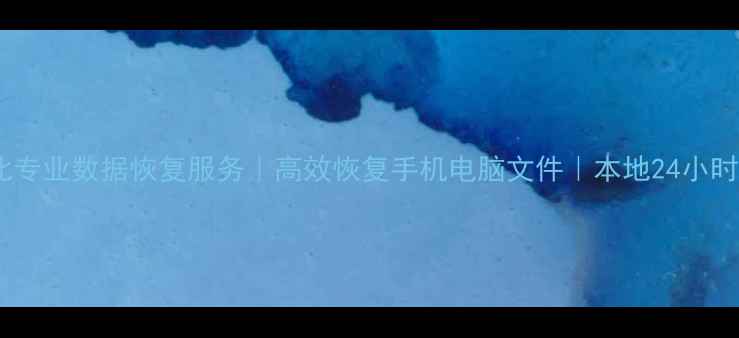 哈尔滨松北专业数据恢复服务高效恢复手机电脑文件本地24小时紧急救援